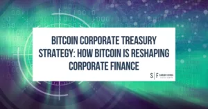 Bitcoin Corporate Treasury Strategy: How Bitcoin is Reshaping Corporate Finance featured image with a futuristic background design